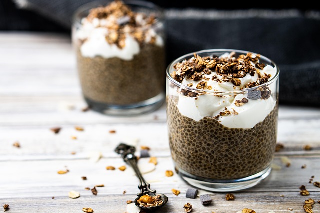 Chia Pudding with Granola