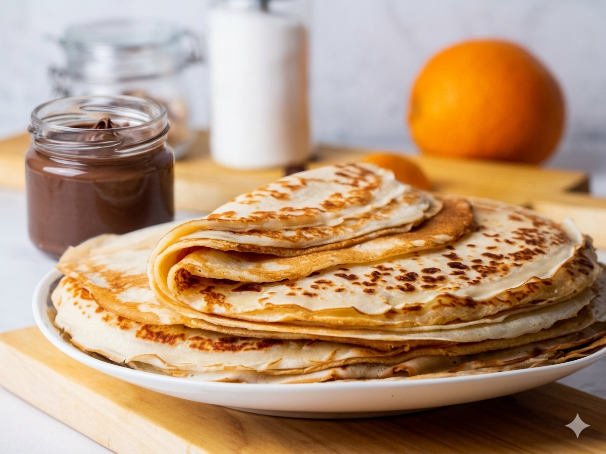 Crepes with Chocolate Spread