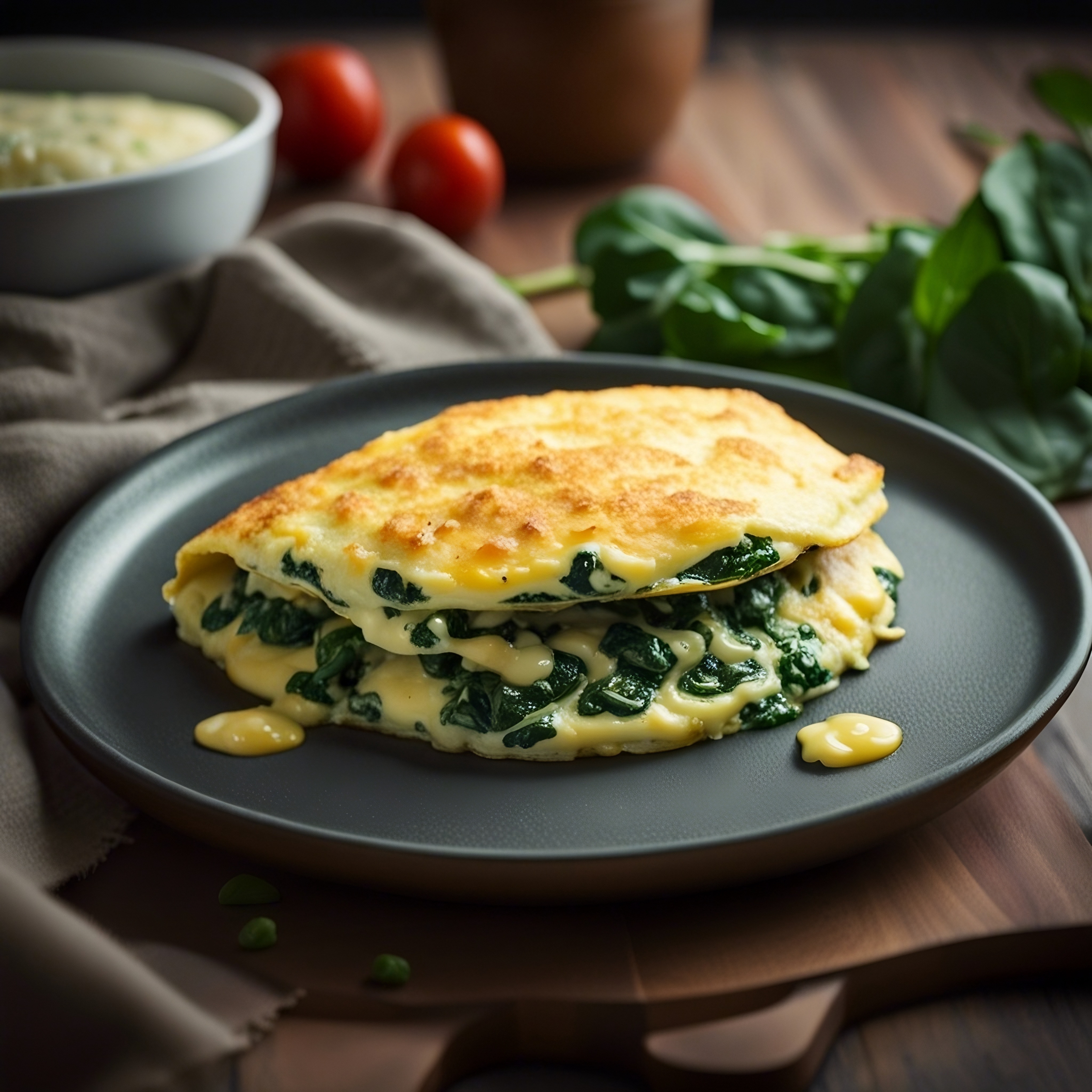 Spinach & Cheese Omelet