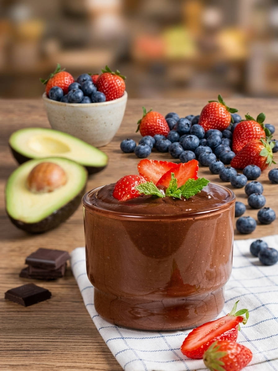 Chocolate Avocado Pudding